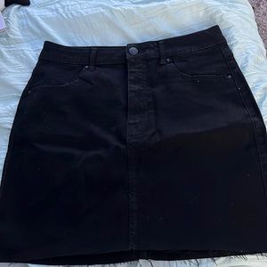 Black jean cute skirt